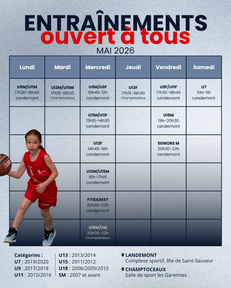 entrainement mai